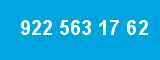 922 563 17 62 922 563 17 62